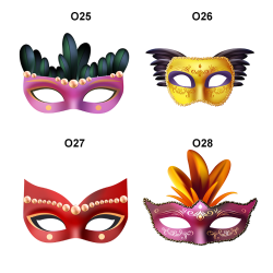 Maskers of schedels O