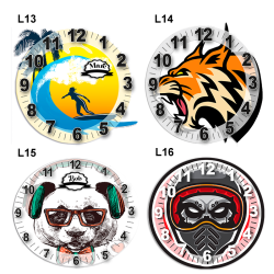 Horloges personnalisées. L